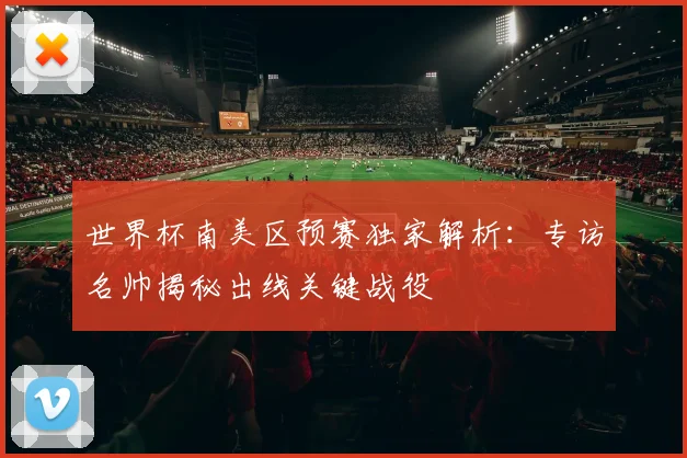 世界杯南美区预赛独家解析:专访名帅揭秘出线关键战役