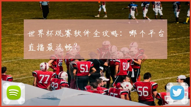 世界杯观赛软件全攻略：哪个平台直播最流畅？