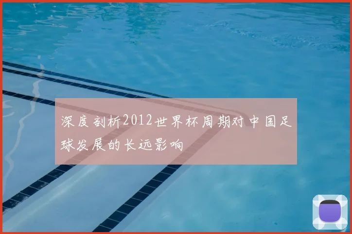 深度剖析2012世界杯周期对中国足球发展的长远影响